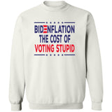Anti Biden Sweatshirt Cost of Inflation - JoeBeGone