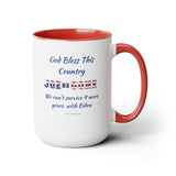 God Bless This Country Anti Biden Coffee Mugs, 15oz - JoeBeGone