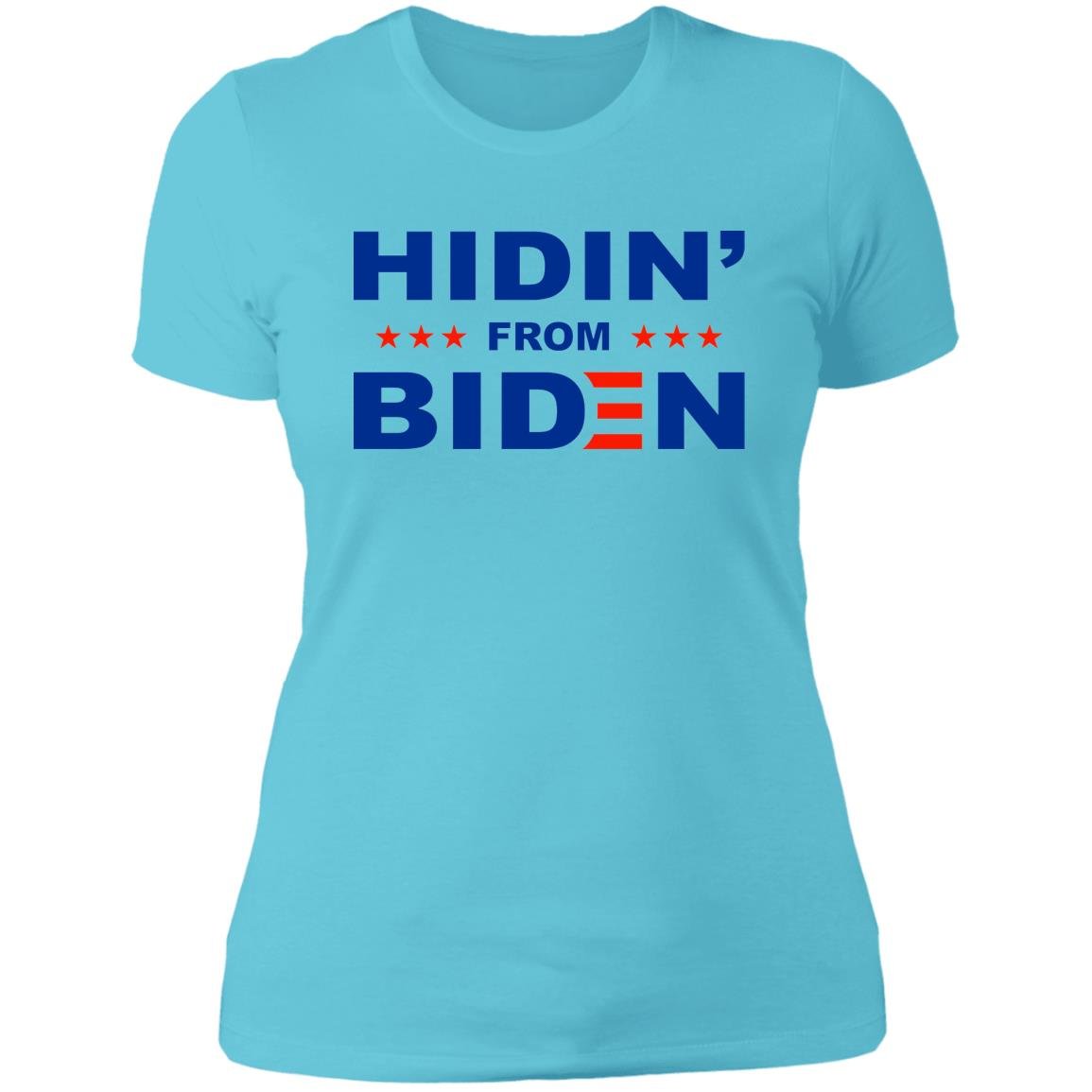 Hidin' From Biden Boyfriend T-Shirt - JoeBeGone