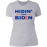 Hidin' From Biden Boyfriend T-Shirt - JoeBeGone