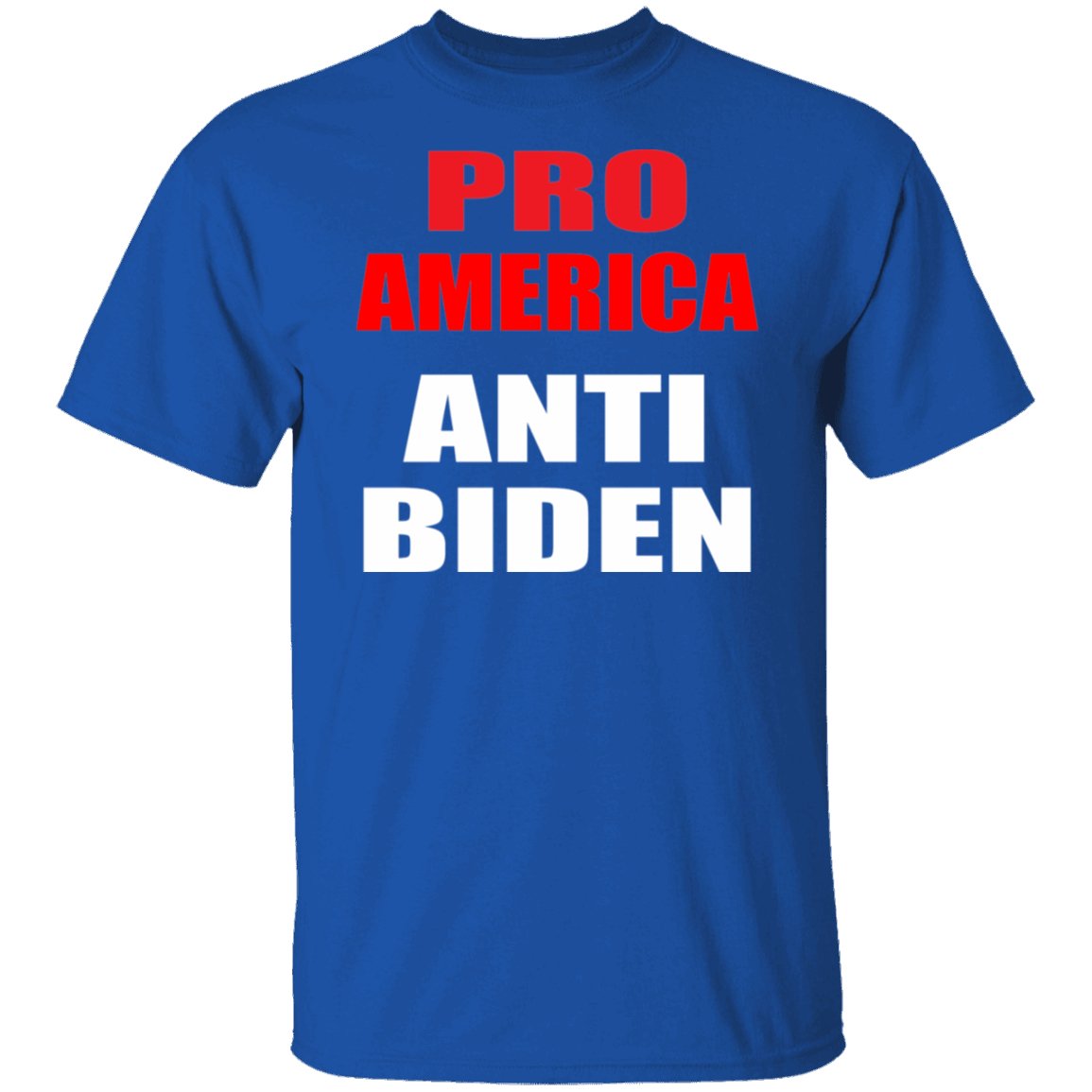 Pro America Short Sleeve Anti Biden T-Shirt - JoeBeGone