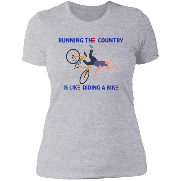 Riding Bicycle Boyfriend T-Shirt - JoeBeGone